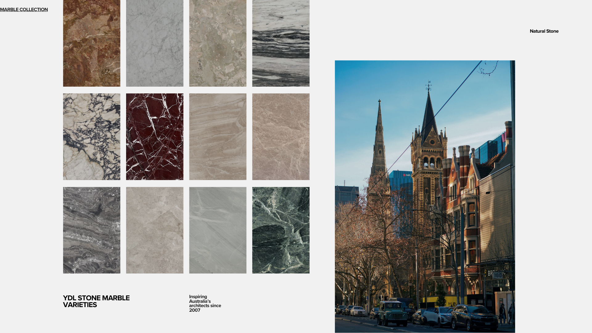 YDL Stone Marble varieties